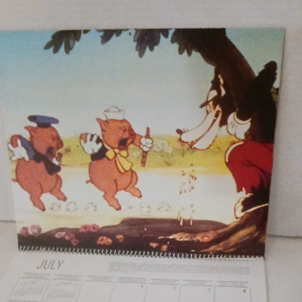Disney Villains 1992 Calendar
